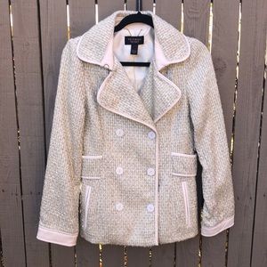Women’s Double Breasted Metallic Pea Coat by Victoria’s Secret